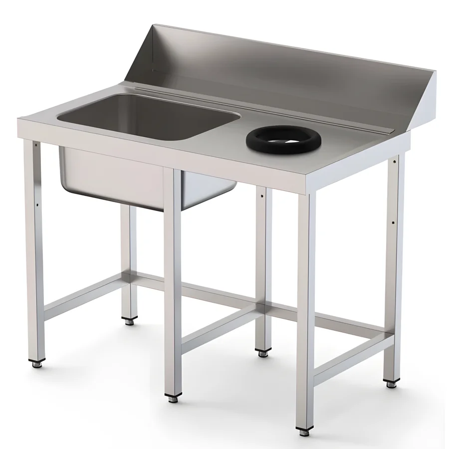 Mesa Acero Inoxidable Para Lavavajillas De Prelavado