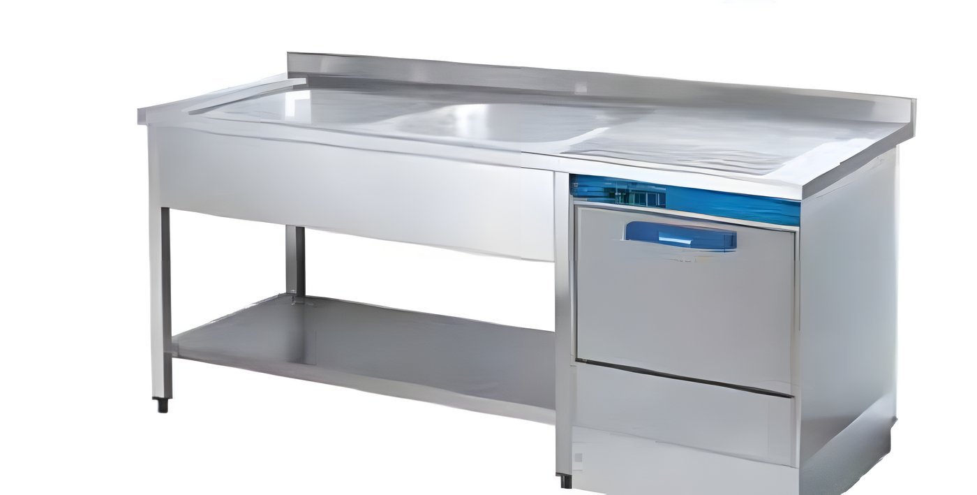 Bastidor con Fregadero STB618DL 2 Cubas Izquierda