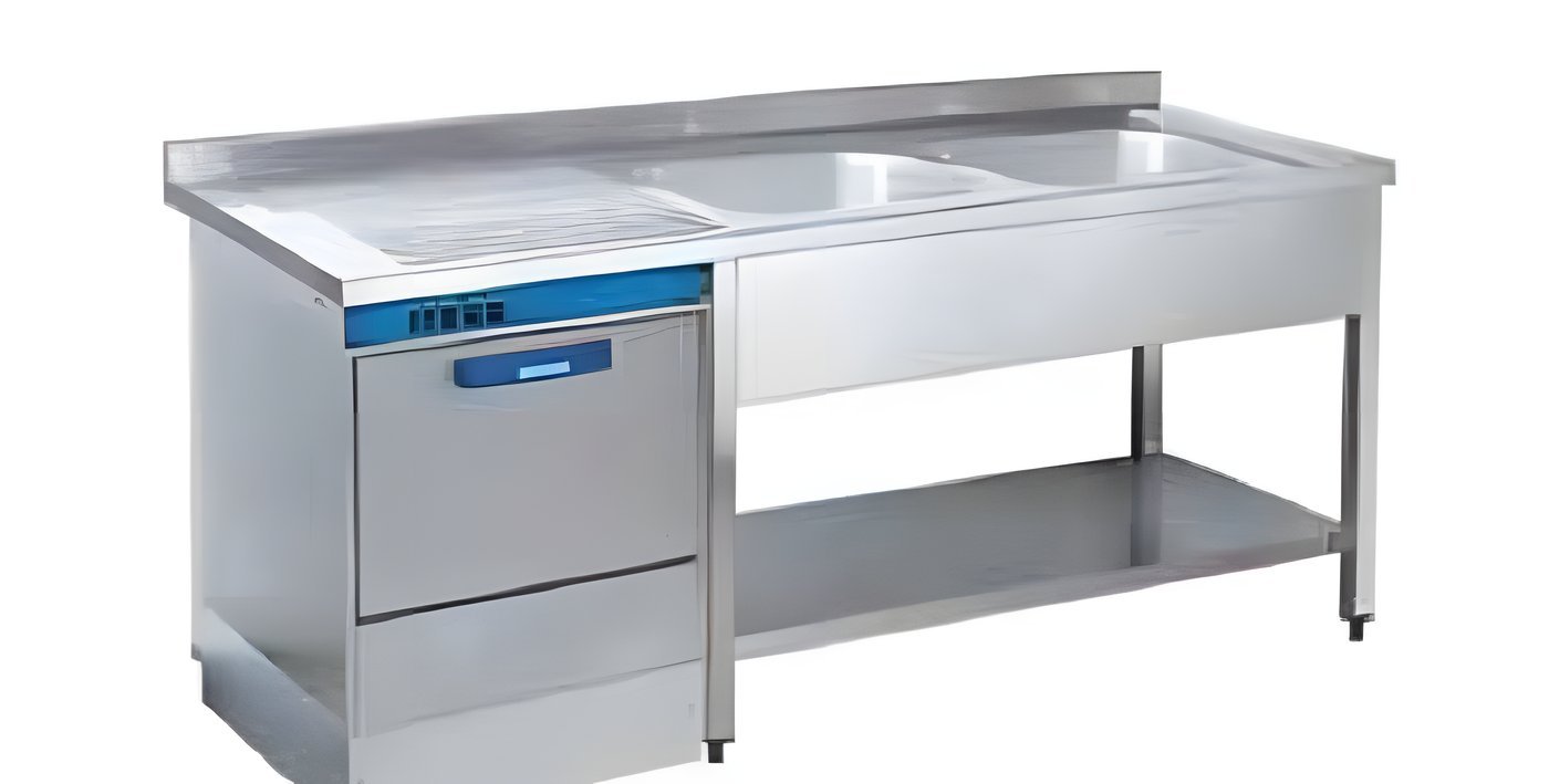 Bastidor con Fregadero STB618DR 2 Cubas Derecha