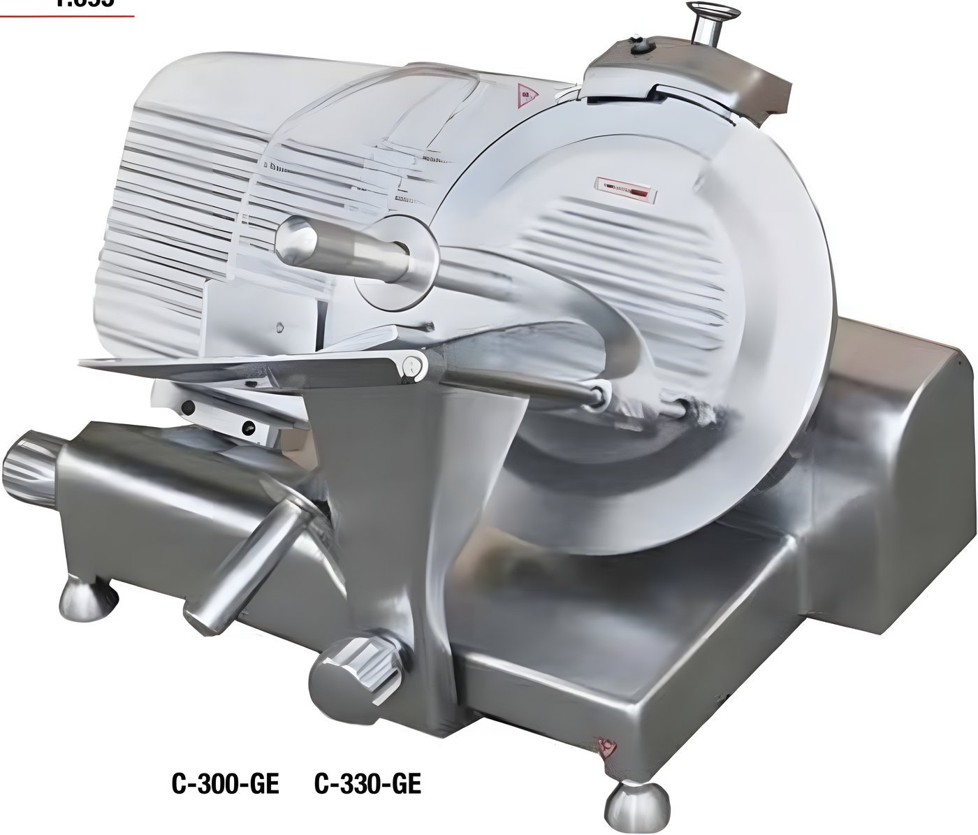 Cortadora de Fiambre Profesional C-300-GE Transmisión por Engranajes