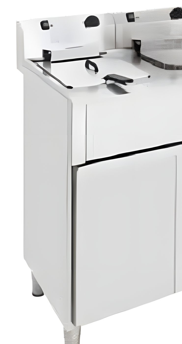 Freidora Eléctrica Doble Sobre Mueble FT-10+10-M Serie Snack