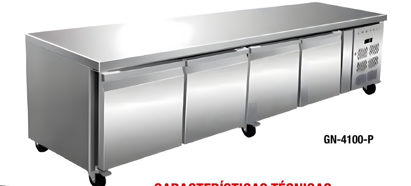 Mesa Fría Bajo Cocina/Barra GN-4100-P