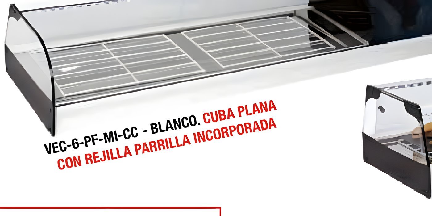 VEC-4-PFC-MI (Placa Fría, Cristal Curvo)