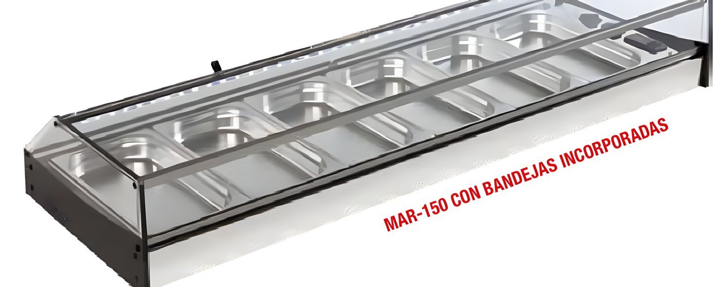MAR-200-CR-10 (Cristal Recto, con Bandejas)