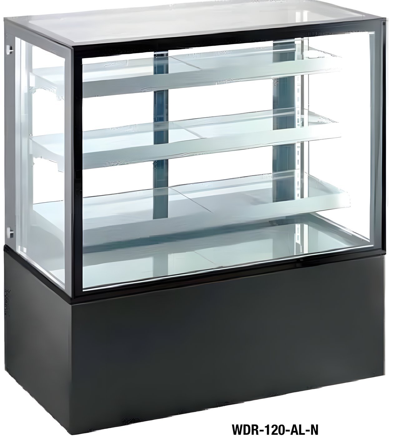Vitrina Expositora Refrigerada WDR-120-AL-N (Lacado Negro)